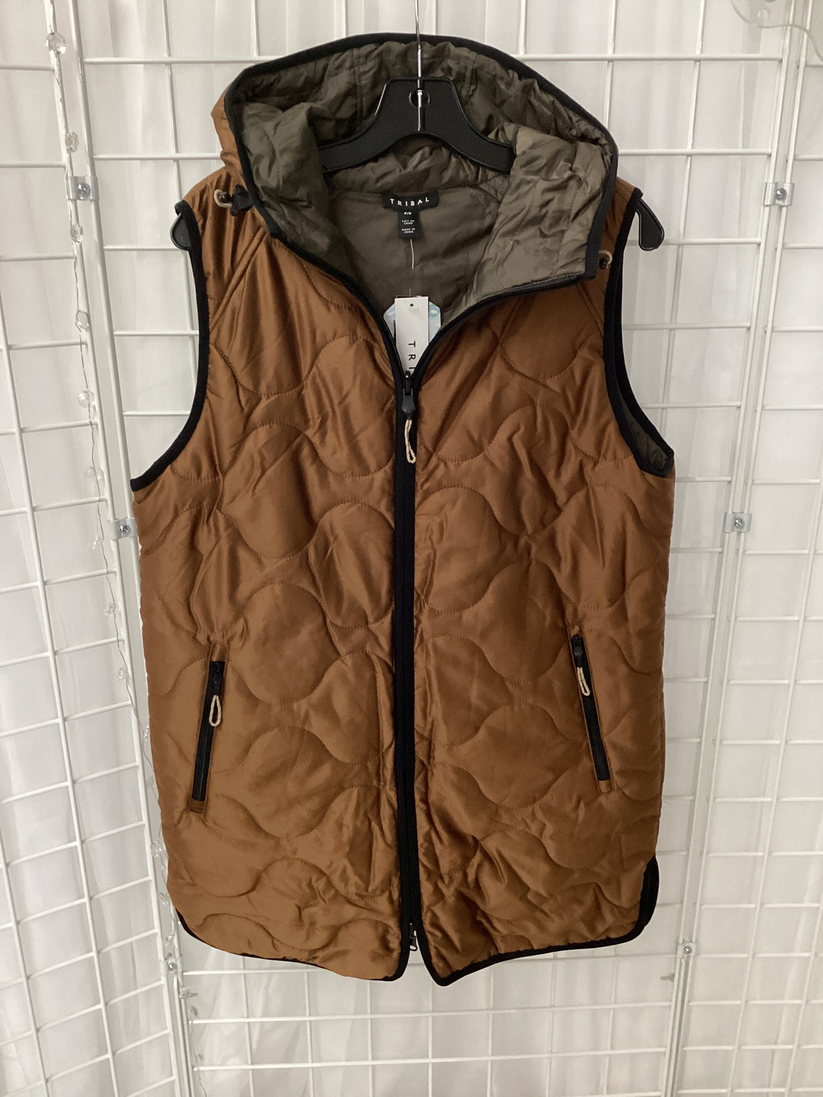 Walnut Puffer Vest