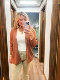 Burnt Orange Cardigan