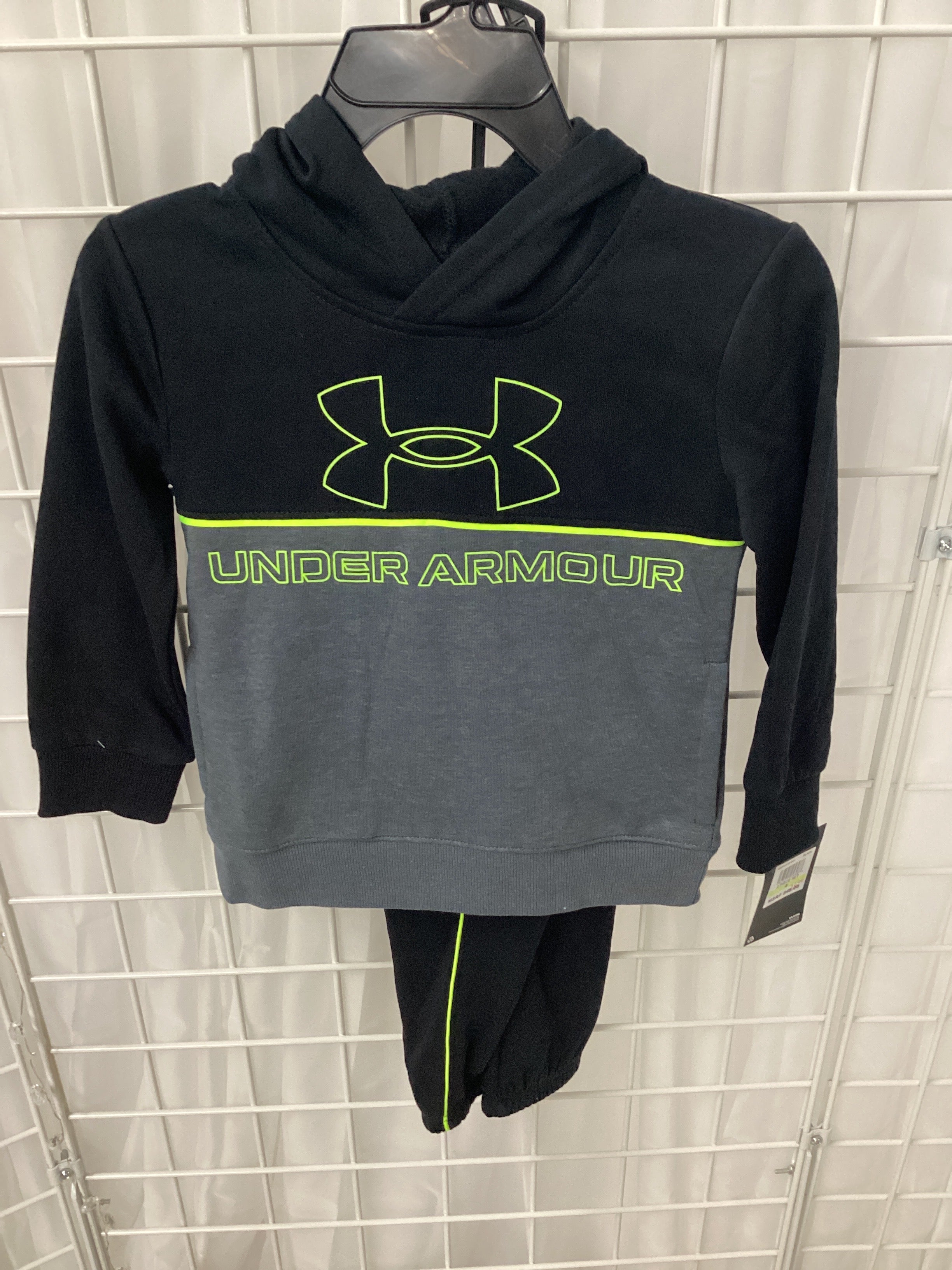 UA Gray/Black/Lime