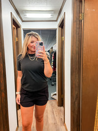 Mono Black Top