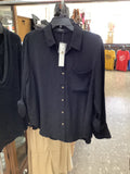 The Workshop Black Button up