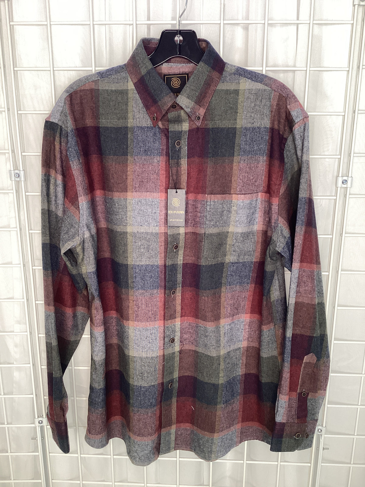 Burgundy Flannel