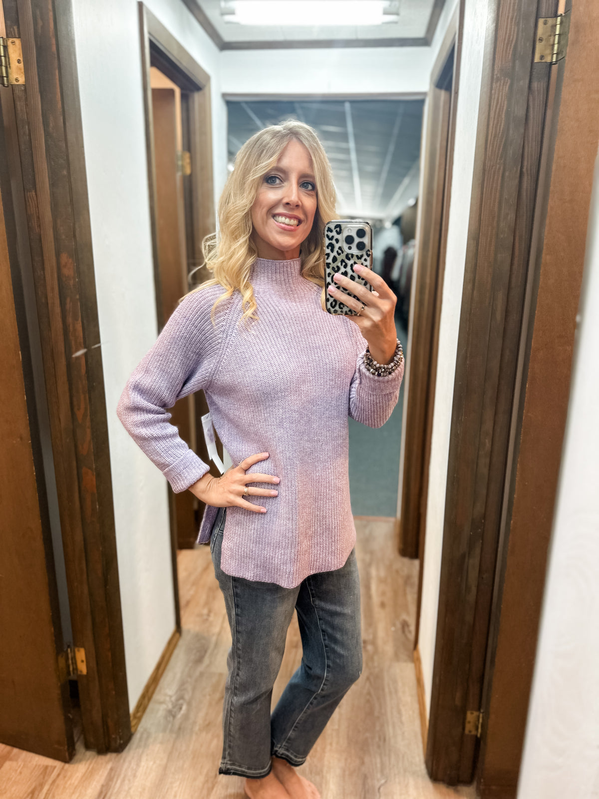 Tribal Orchid Sweater