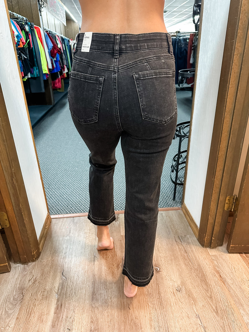 Tribal Dusty Black Jean