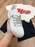White Aman Sneaker