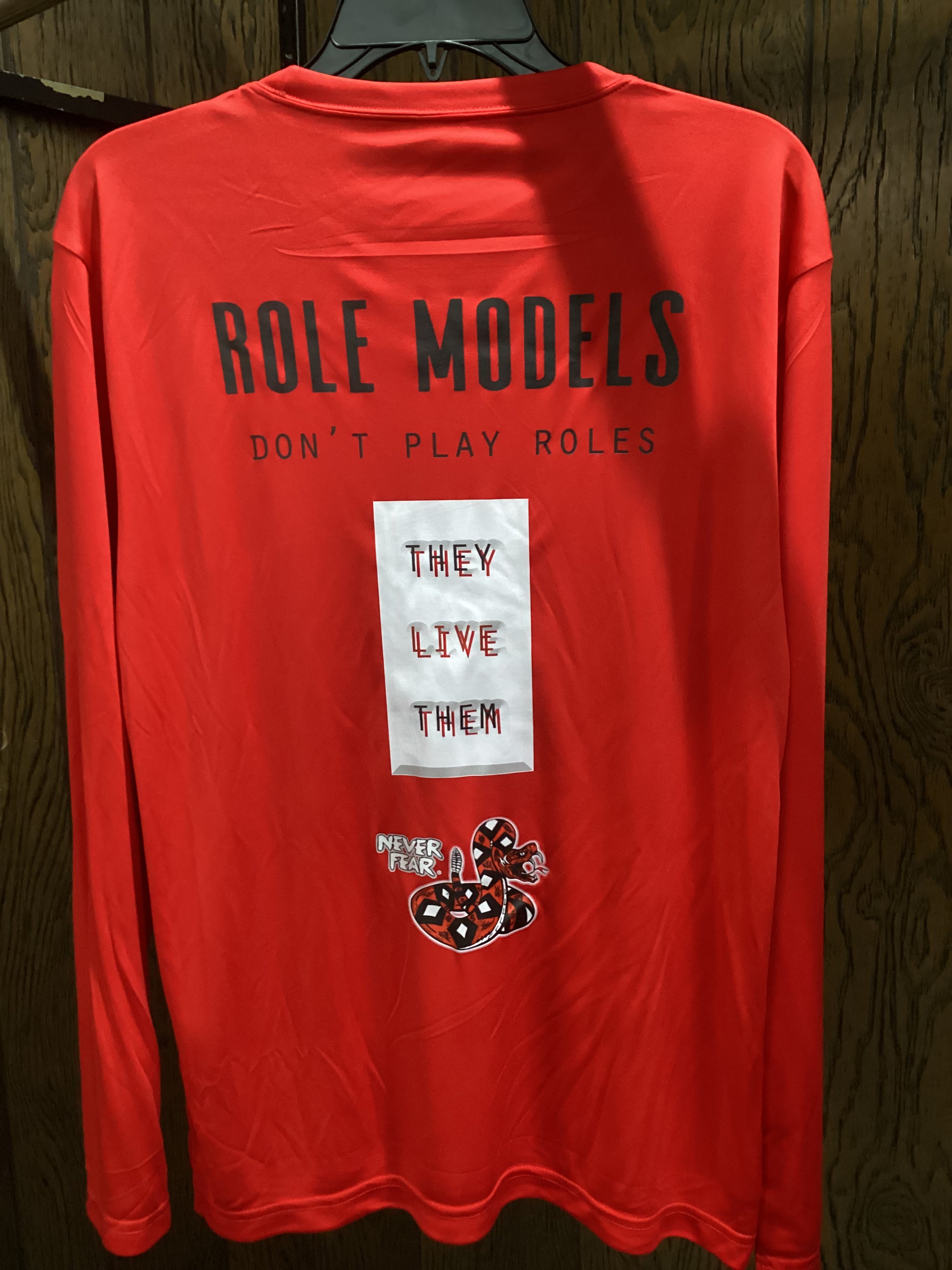 Red LS Rattler tee