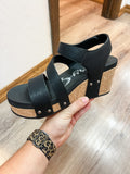 Casper Black Wedge