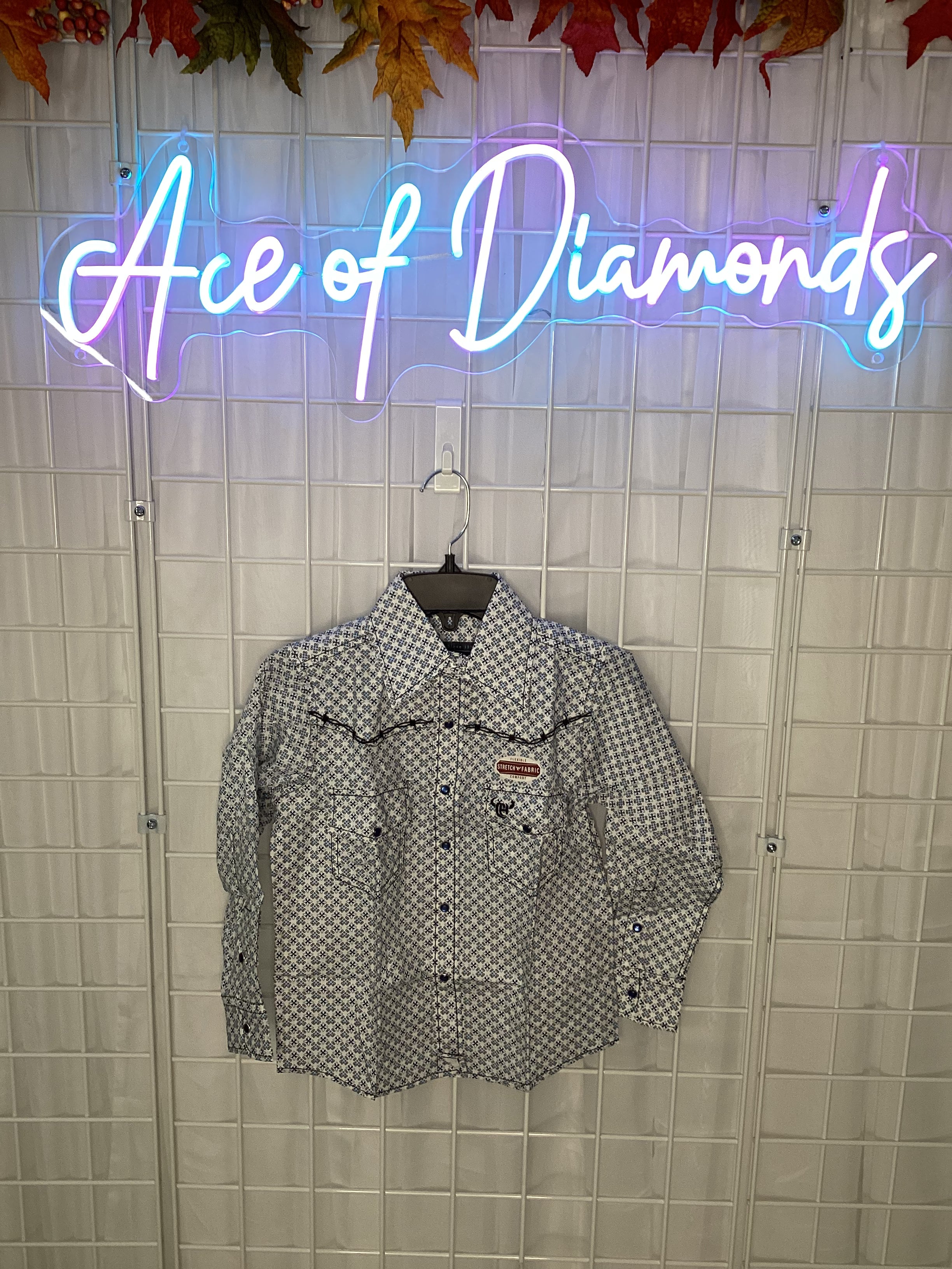Barbed Wire Floral shirt