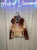 Brown Aztec Fleece