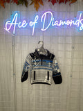 Blue Aztec fleece