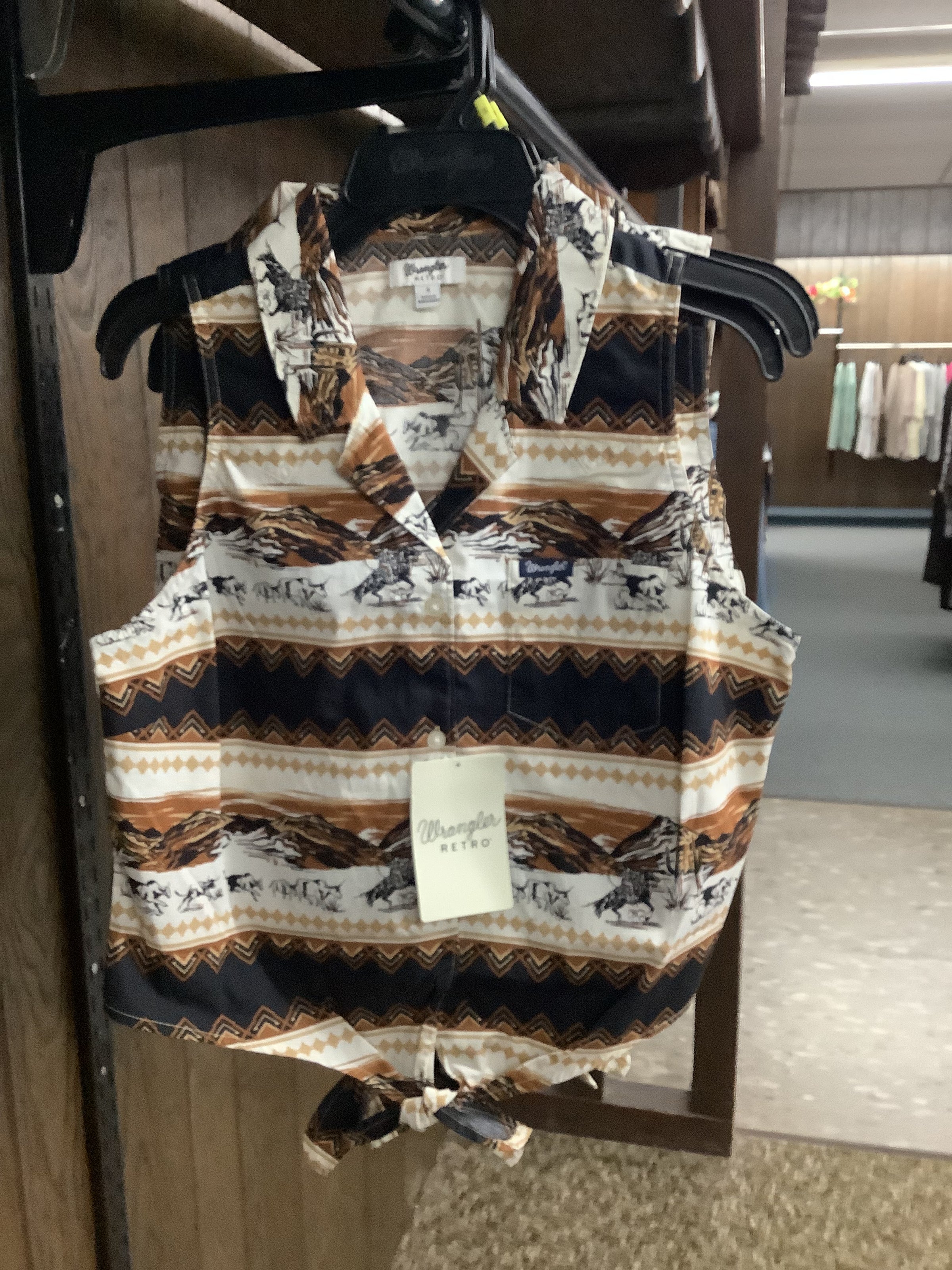 Retro Western top