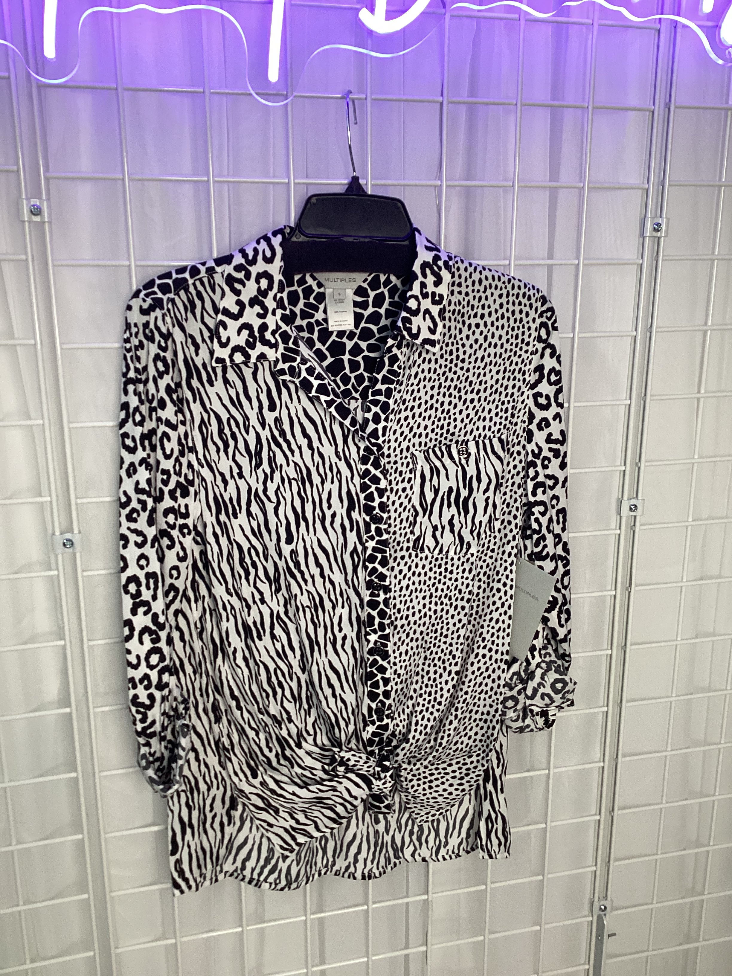 Zesty Zebra top