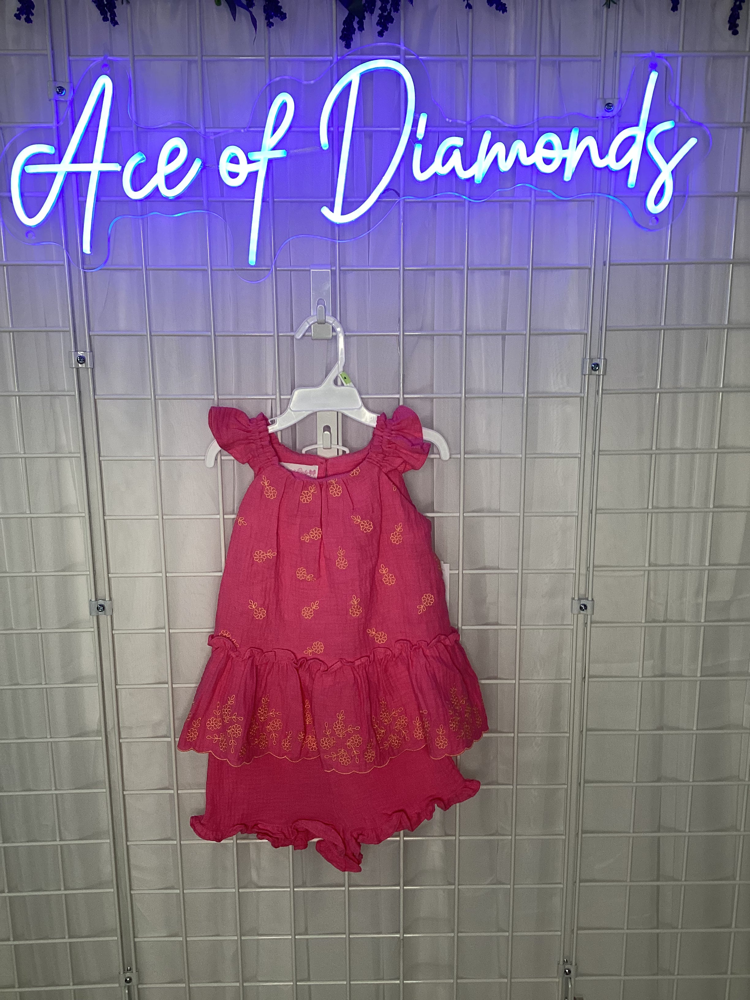 Wee Fuchsia Frock