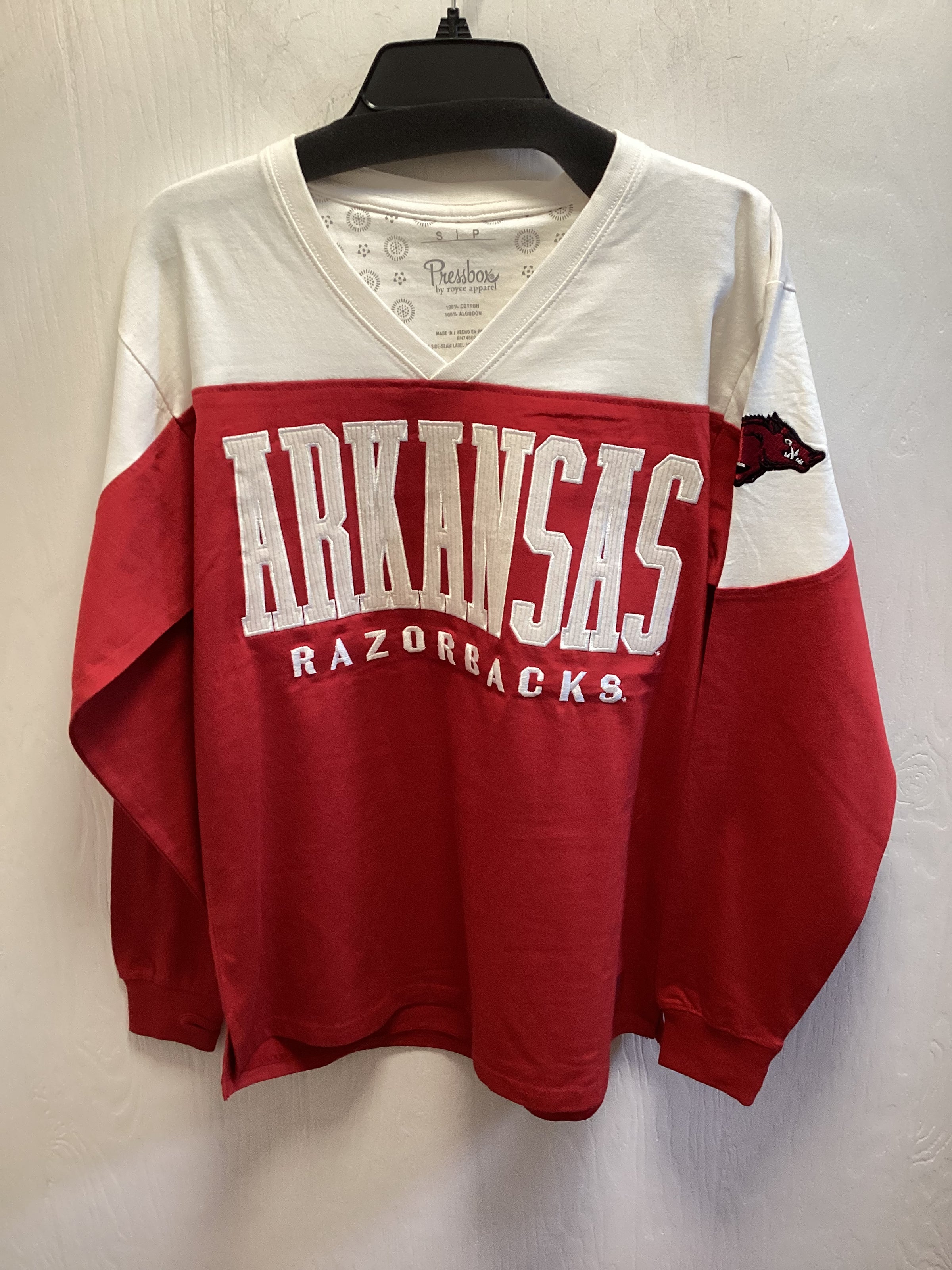 Varsity V-neck