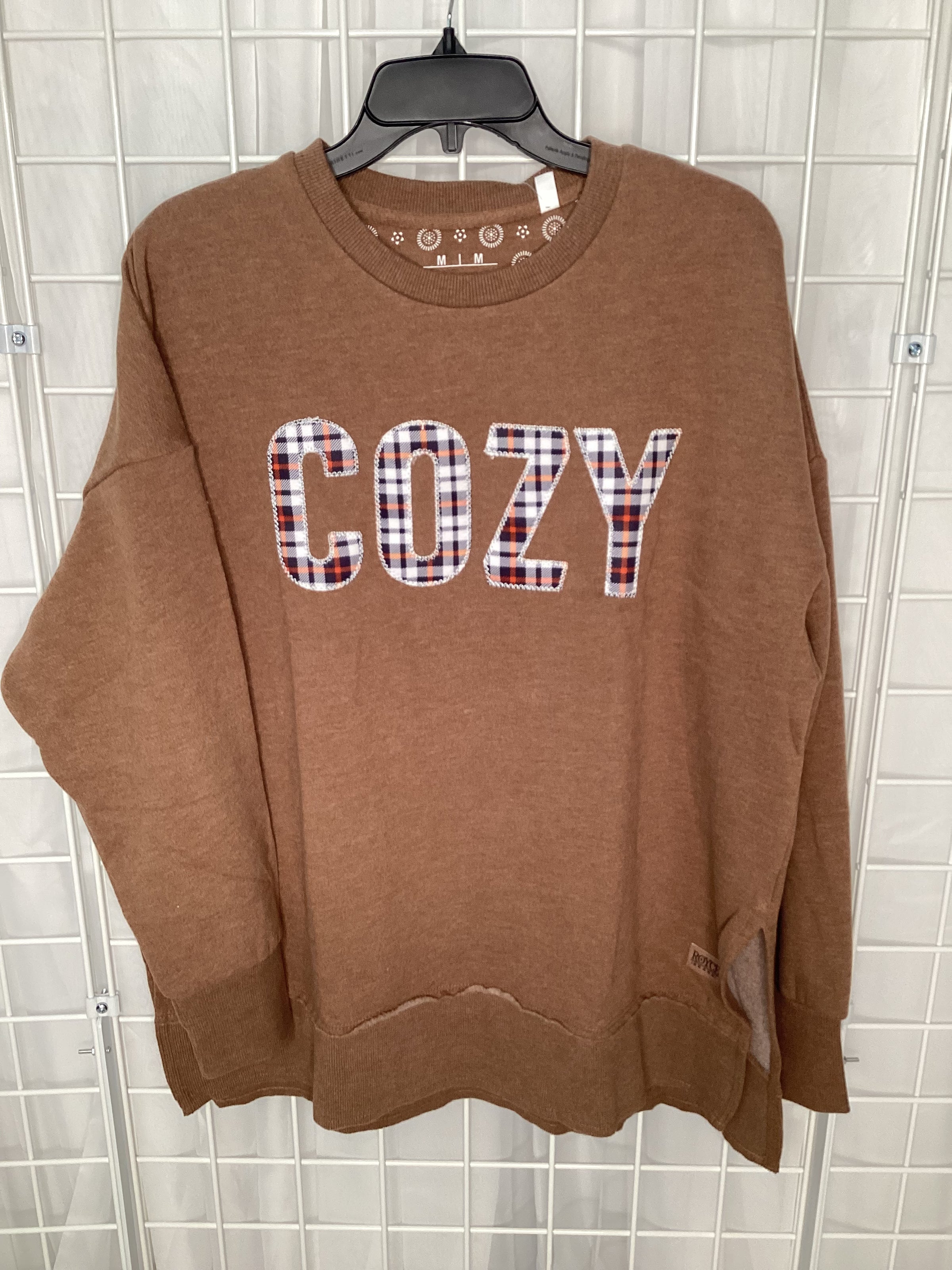 With a cup of coffee…