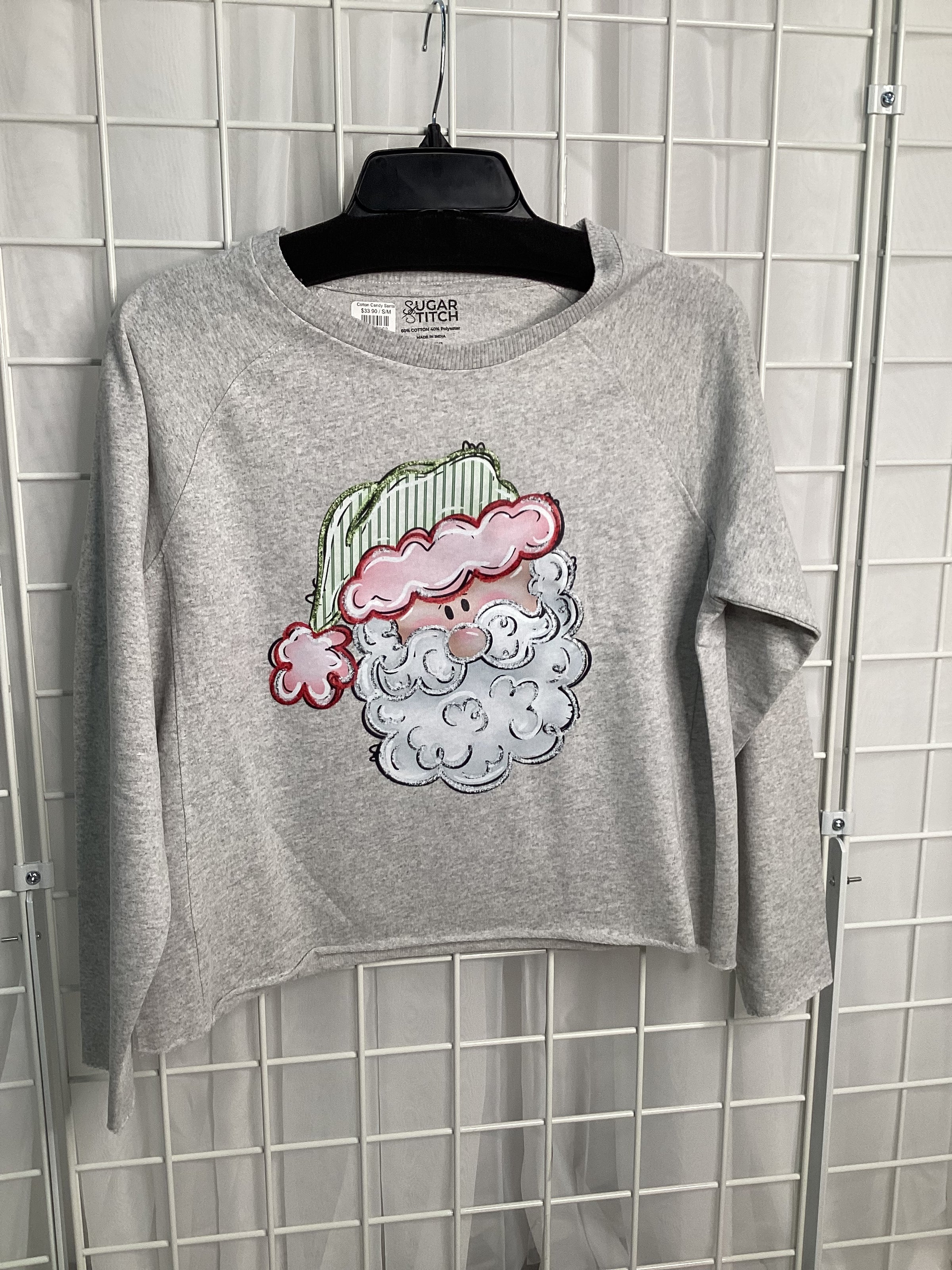 Cotton Candy Santa