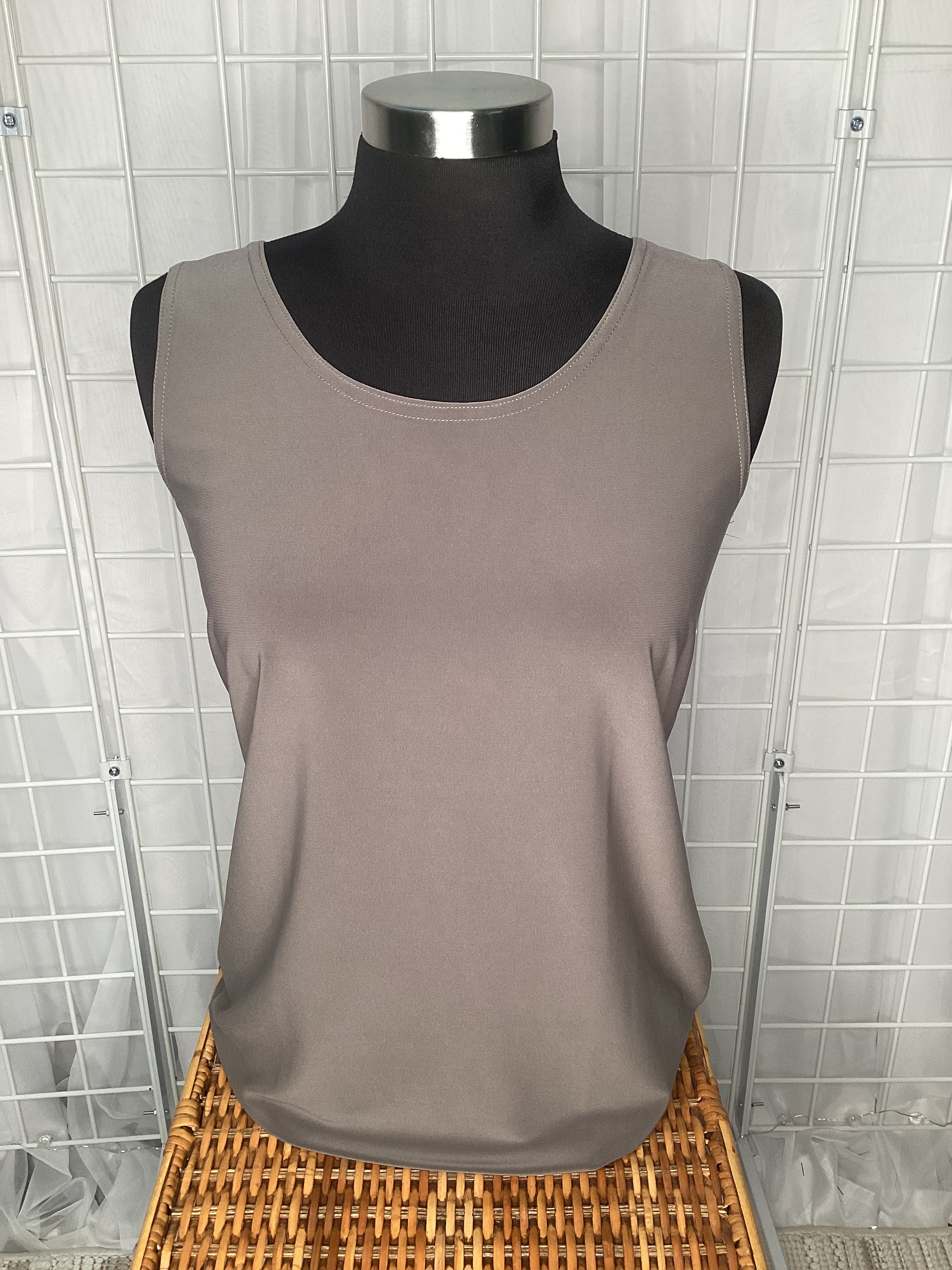 Tantalizing Taupe tank
