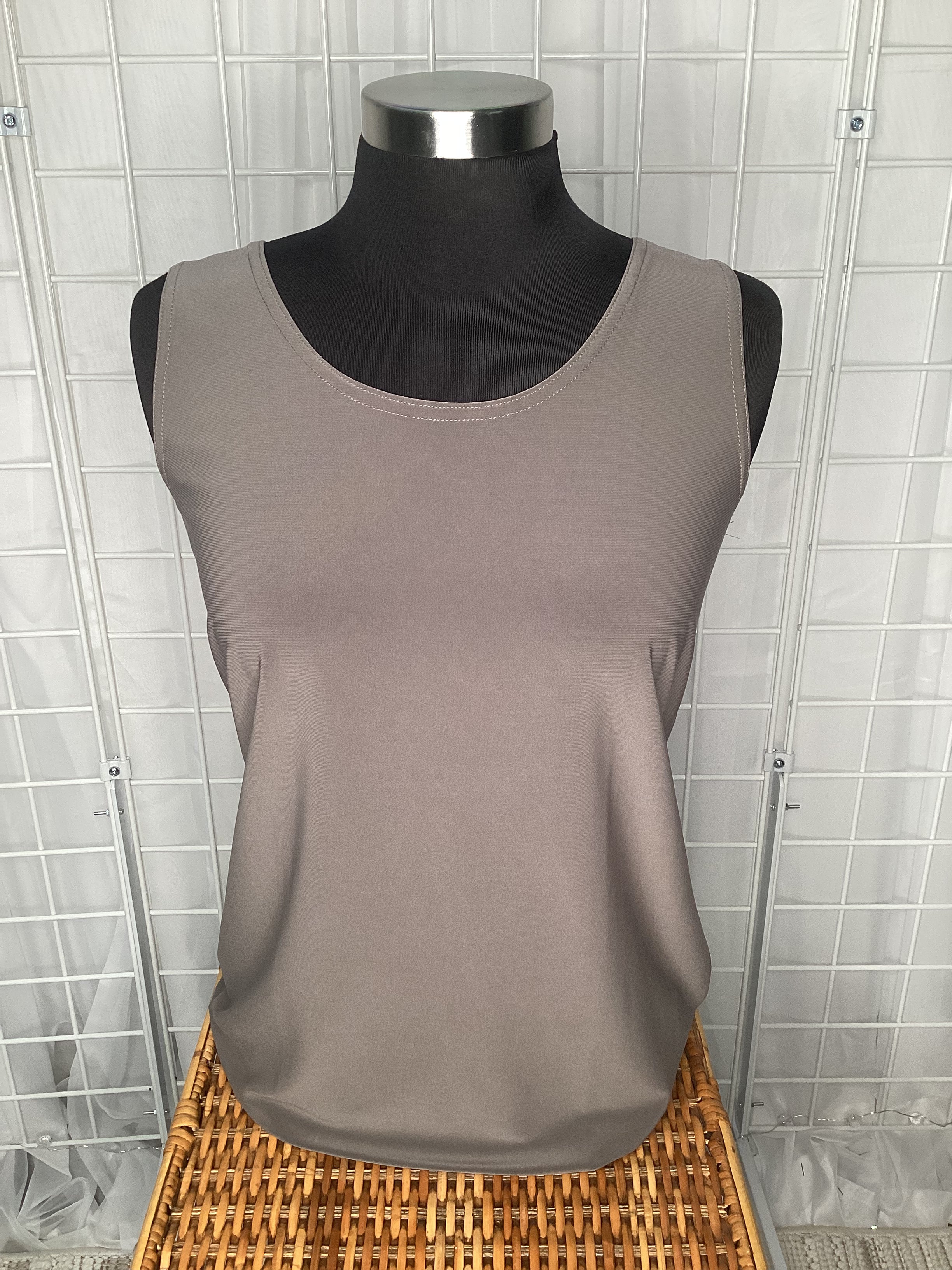 Tantalizing Taupe tank